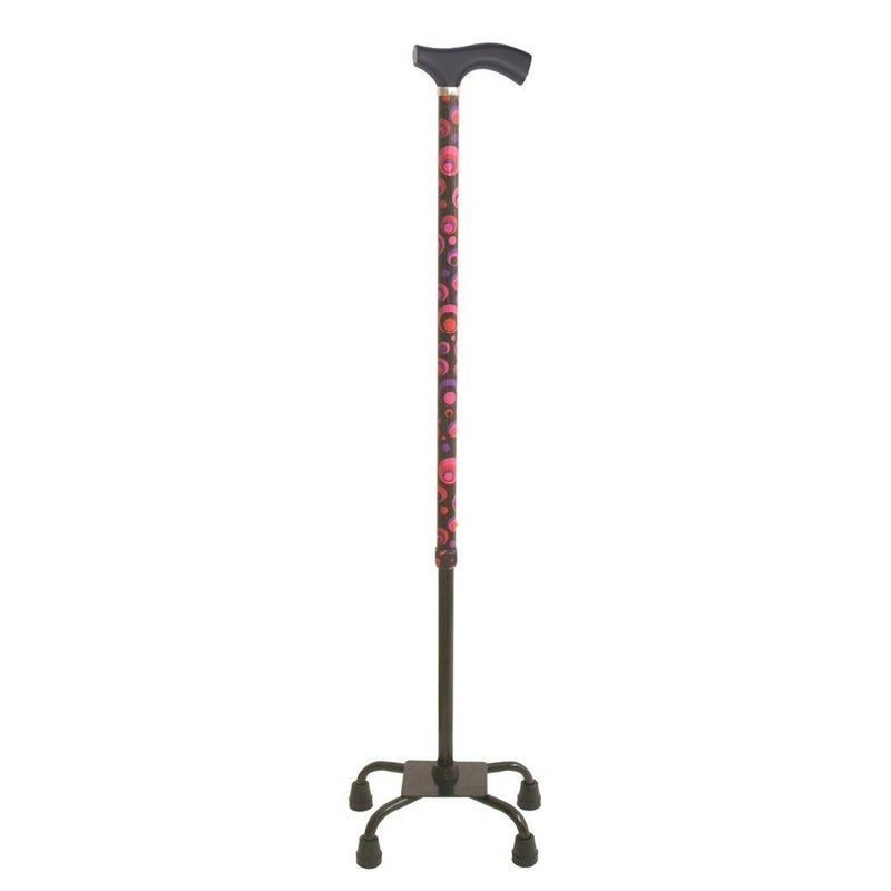 switch sticks Adjustable Quad Cane Walking Stick Circles